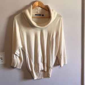 BOSS Hugo Boss cowl neck cream sweater medium